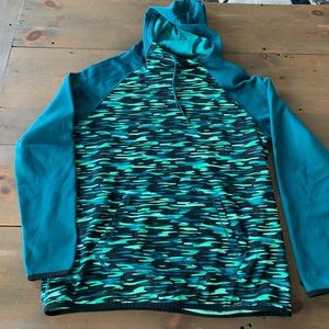 Nike Women’s Therma Fit Hoodie Size Large Thumb Holes Activewear